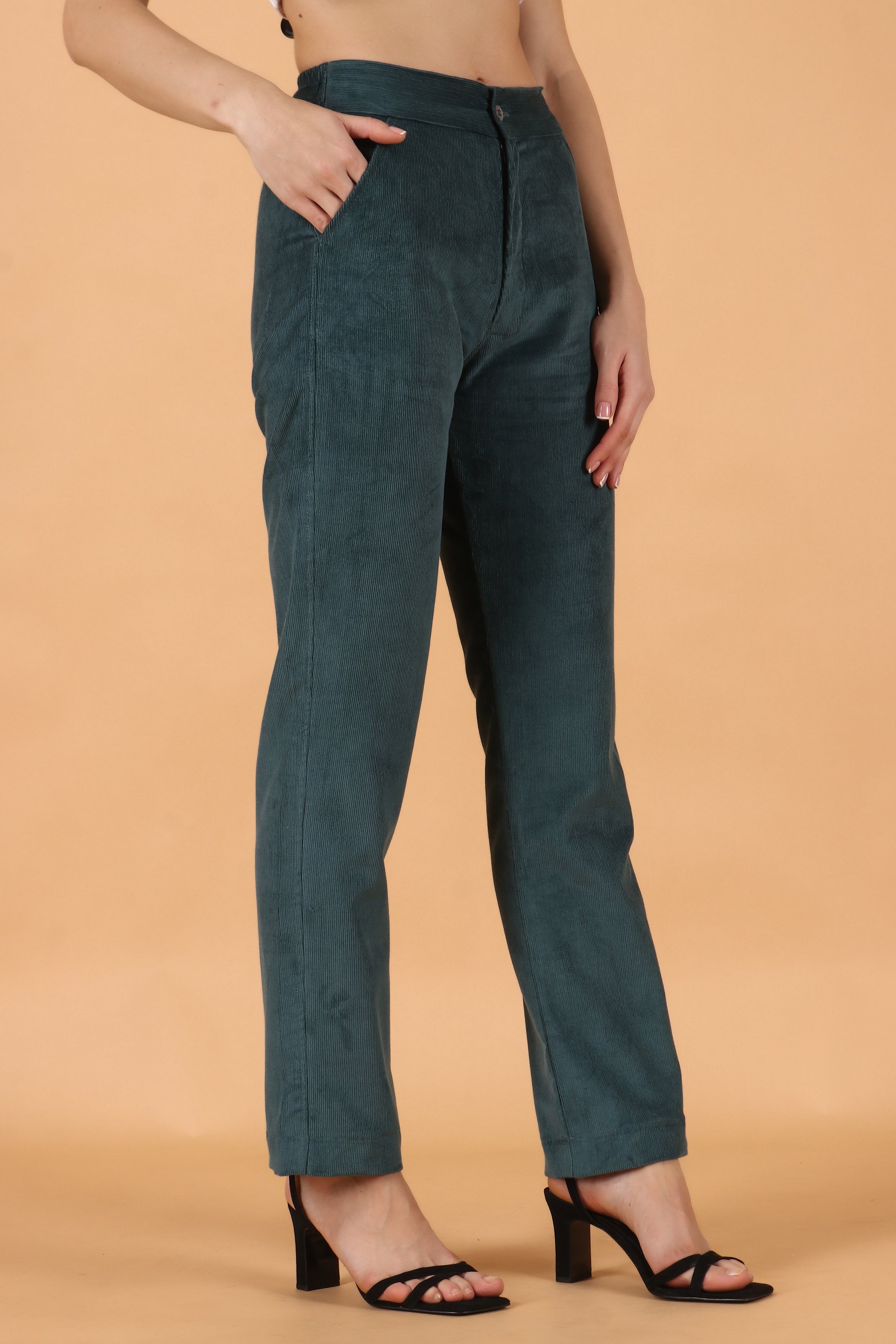 Buy Brown Corduroy Pants, High Waist Corduroy Pants Women, Loose Pants,  Casual Corduroy Pants, Plus Size Pants, Custom Pants C2432 Online in India  - Etsy